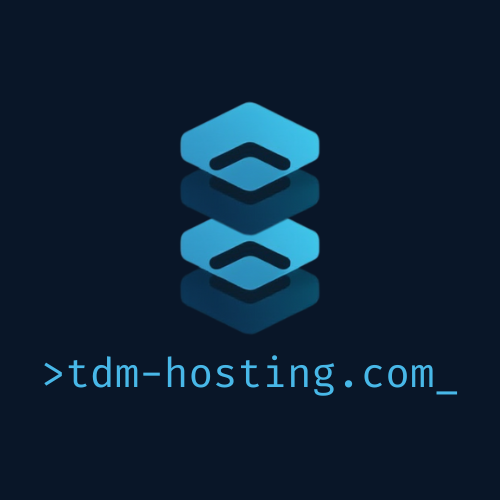 Logo de TDM Hosting - Expertos en soluciones digitales